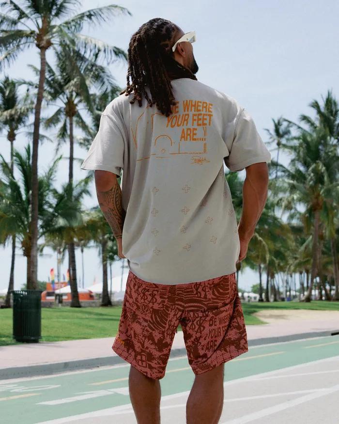 Ksubi Motto Biggie Ss Tee Dust WomensMens TShirts
