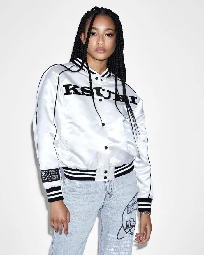 Ksubi Retro Bomber Off White Womens Jackets