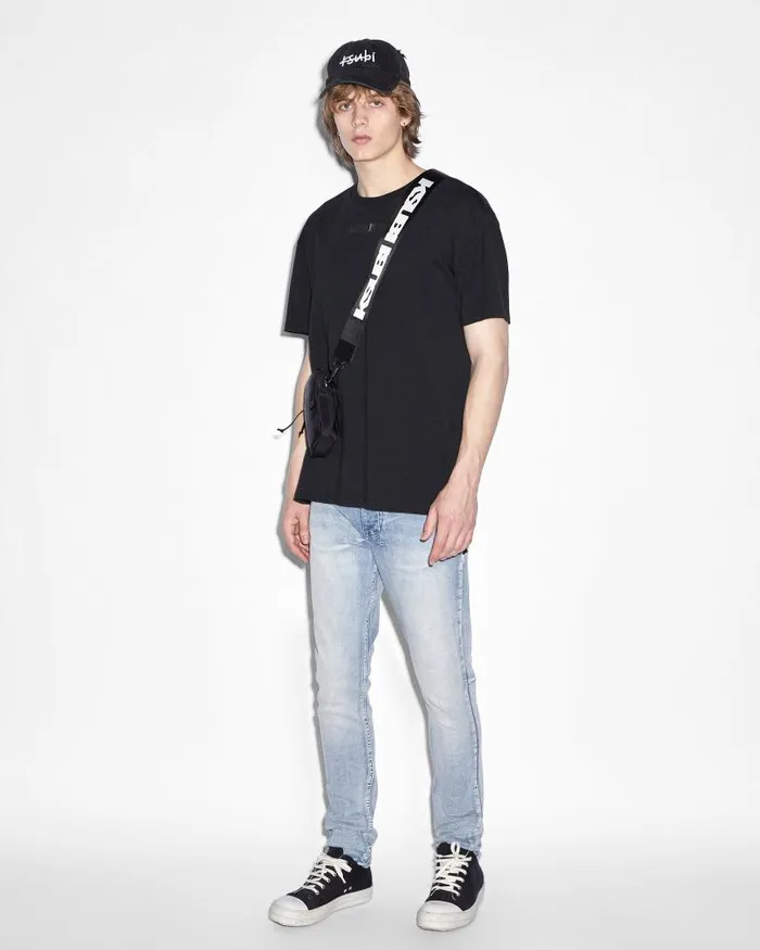 Ksubi Stealth Biggie Ss Tee Jet Black Mens TShirts