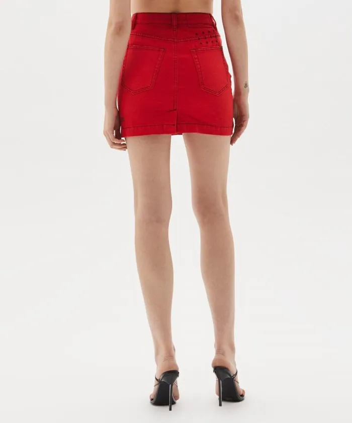 Ksubi Super X Mini Nitro Womens Denim Skirts
