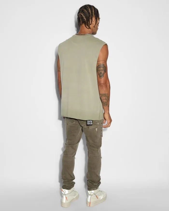 Ksubi Target Biggie Slash Ss Tee Army Fade Mens TShirts