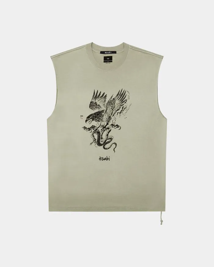 Ksubi Target Biggie Slash Ss Tee Army Fade Mens TShirts