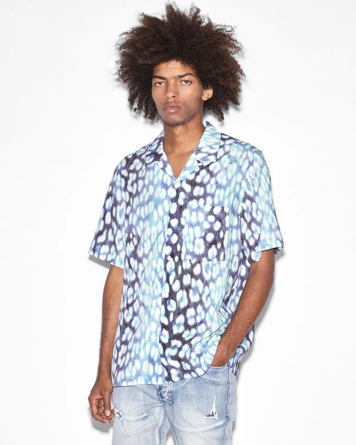 Ksubi Ultra Leo Resort Ss Shirt Multi Mens Shirts