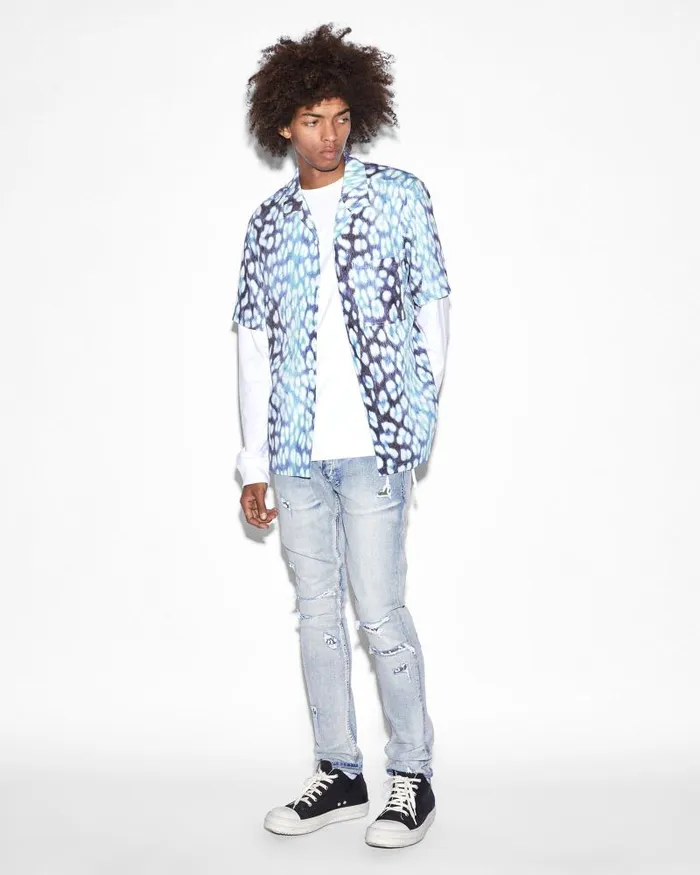 Ksubi Ultra Leo Resort Ss Shirt Multi Mens Shirts