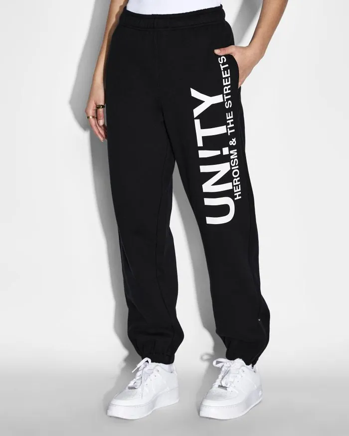 Ksubi Unity Zip Trax Black Womens Sweats