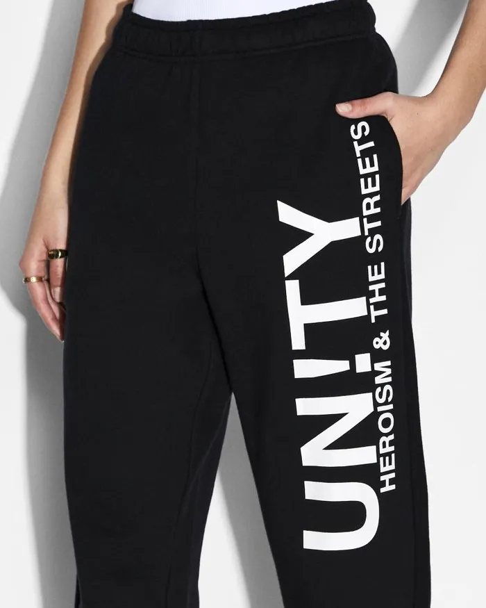 Ksubi Unity Zip Trax Black Womens Sweats