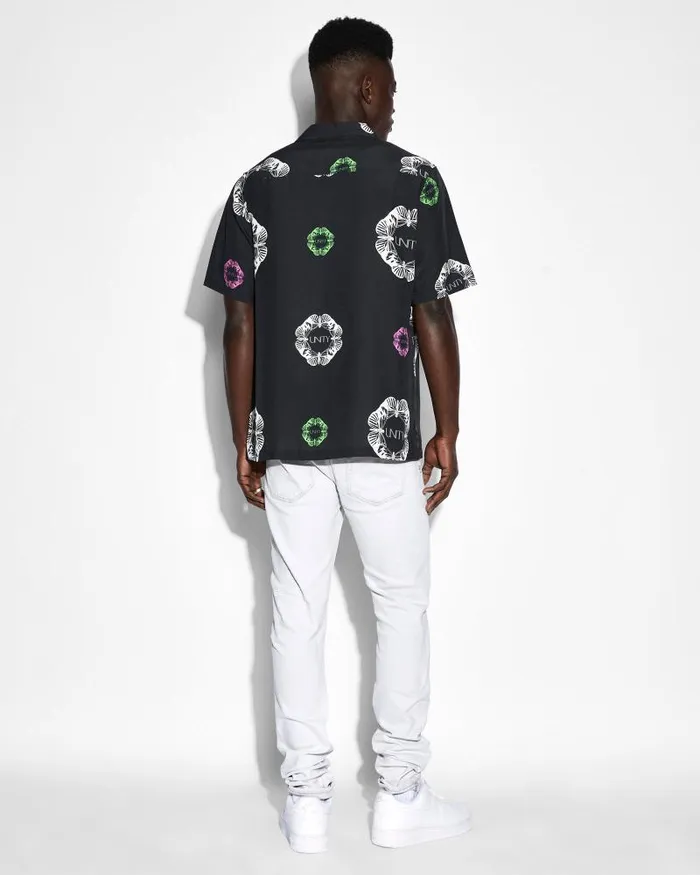 Ksubi Unityfly Resort Ss Shirt Black Mens Shirts