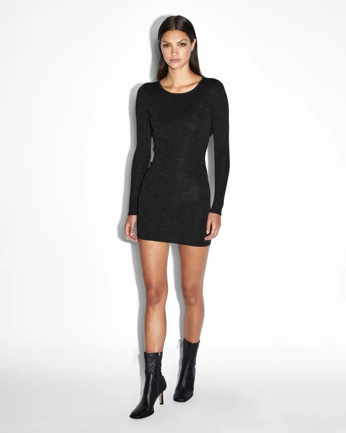 Ksubi Untamed Ls Dress Black Womens Dresses