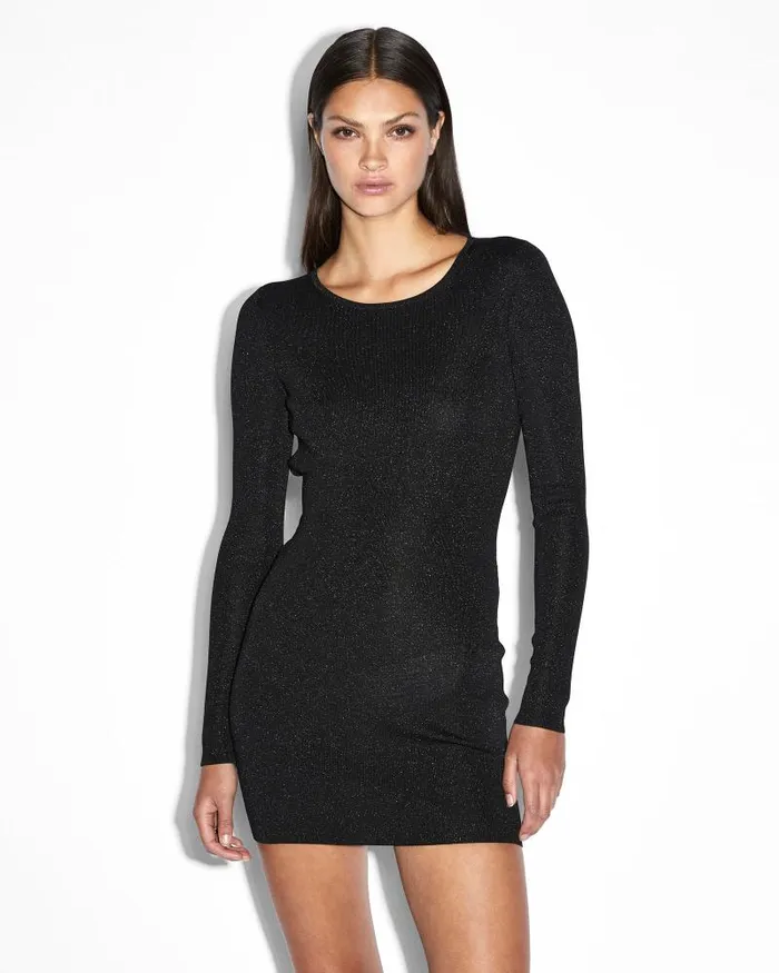 Ksubi Untamed Ls Dress Black Womens Dresses