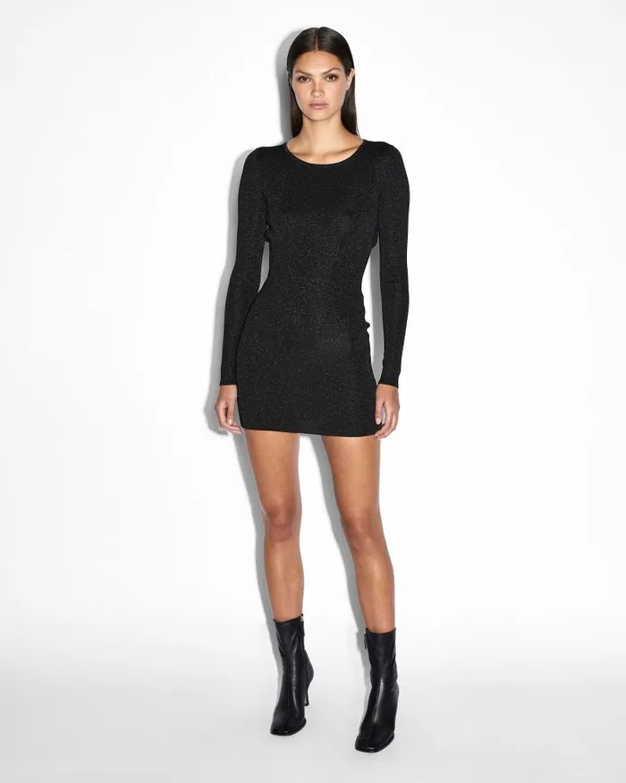 Ksubi Untamed Ls Dress Black Womens Dresses