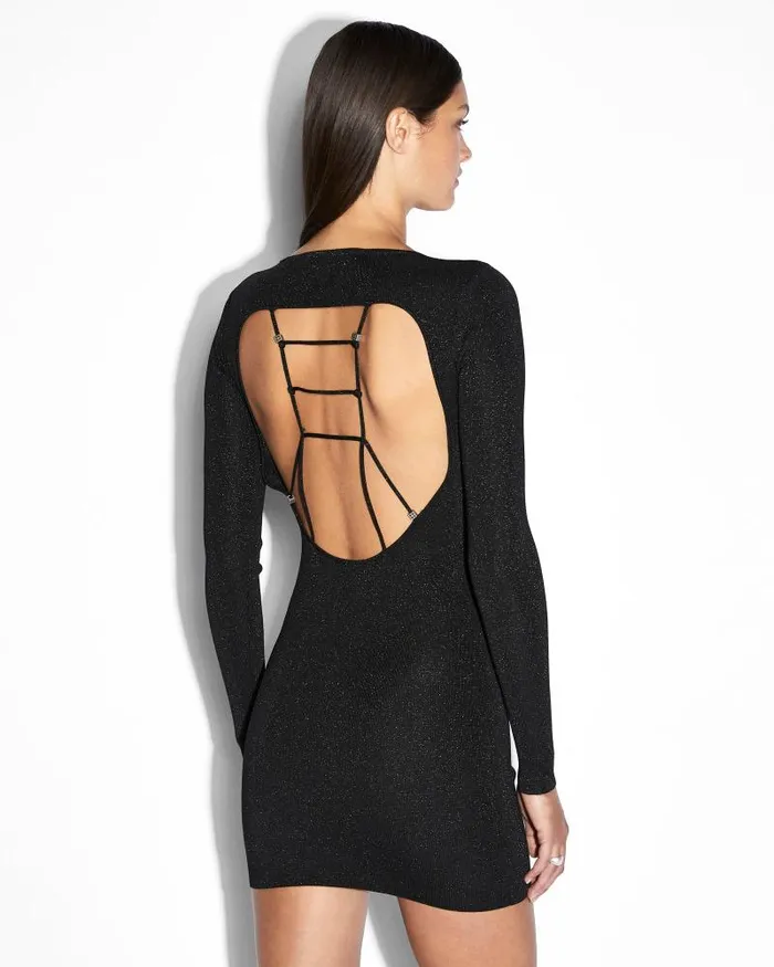 Ksubi Untamed Ls Dress Black Womens Dresses