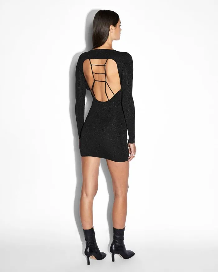 Ksubi Untamed Ls Dress Black Womens Dresses