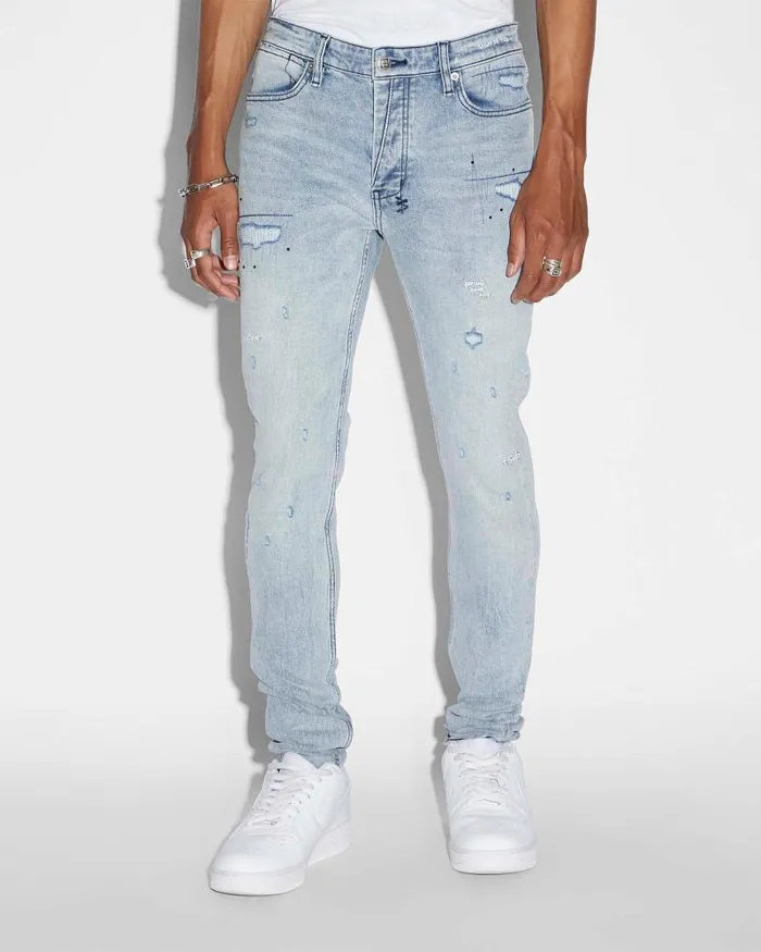 Ksubi Van Winkle Skribed Blu Mens Skinny