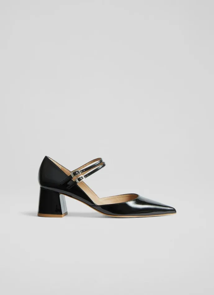 LKBennett Court Shoes Women Savannah Black Patent Mary Janes