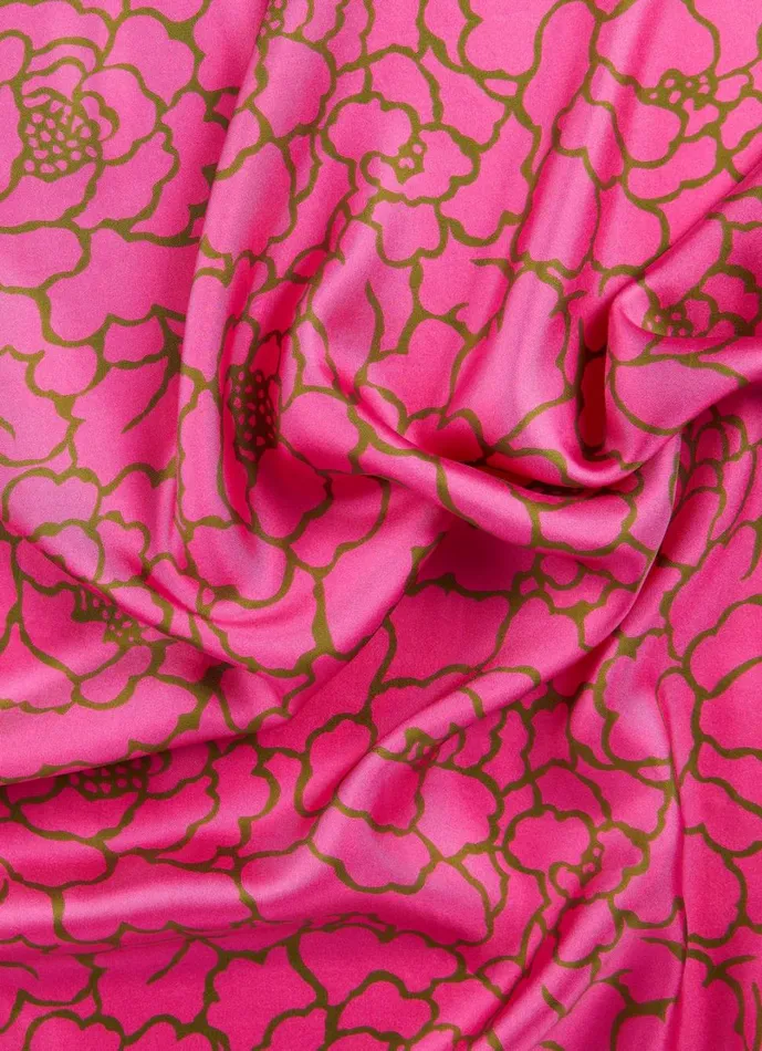 LKBennett Scarves and Wraps Women Peony Multi Silk Scarf LKBennett Scarves and Wraps Women Peony Multi Silk Scarf