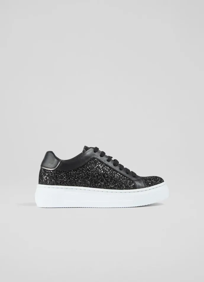 LKBennett Trainers Women Lkb Lift Black Platform Trainers