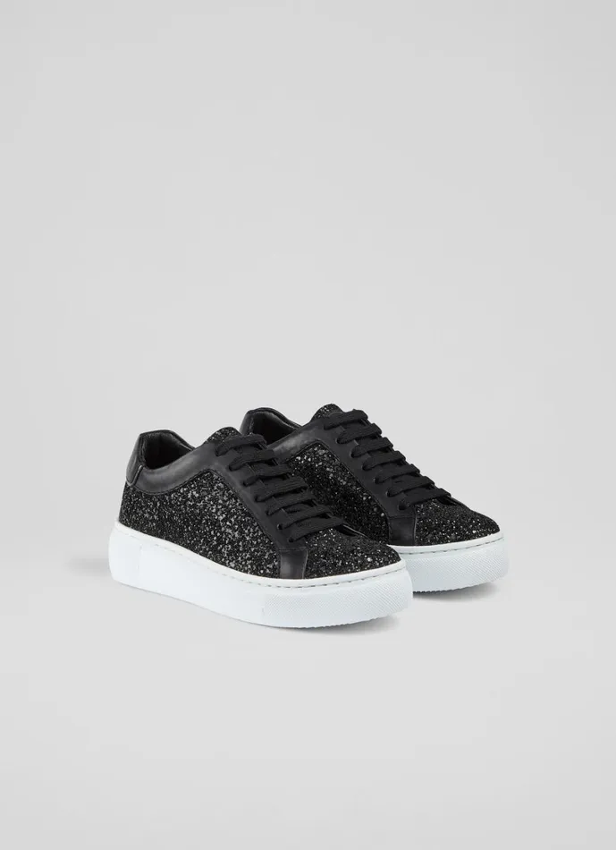LKBennett Trainers Women Lkb Lift Black Platform Trainers