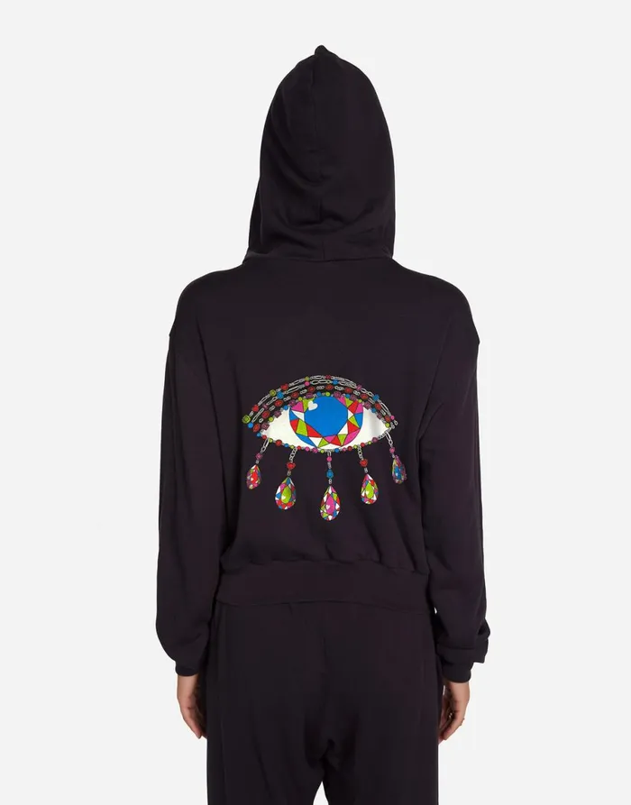 Lachelle Diamond Evil Eye Black Women039s Lauren Moshi Long Sleeve