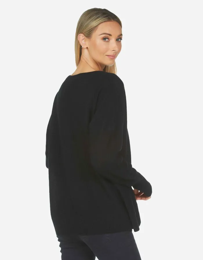 Ladona X White Mouth Black Women039s Lauren Moshi Sweaters and Knits
