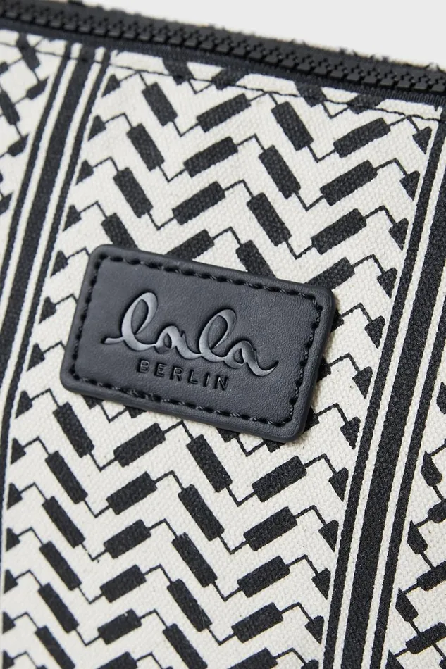 Lala Berlin Bags Pouch Pili Canvas Heritage Stripe Black 8211 Women
