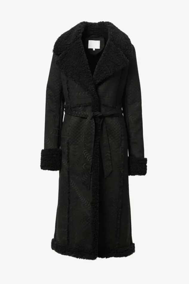 Lala Berlin Coats and Jackets Coat Osia Polyester Heritage Star Black 8211 Women
