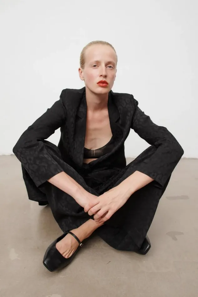 Lala Berlin Coats and Jackets Jacket Jewel Viscose Mix Leo Black 8211 Women