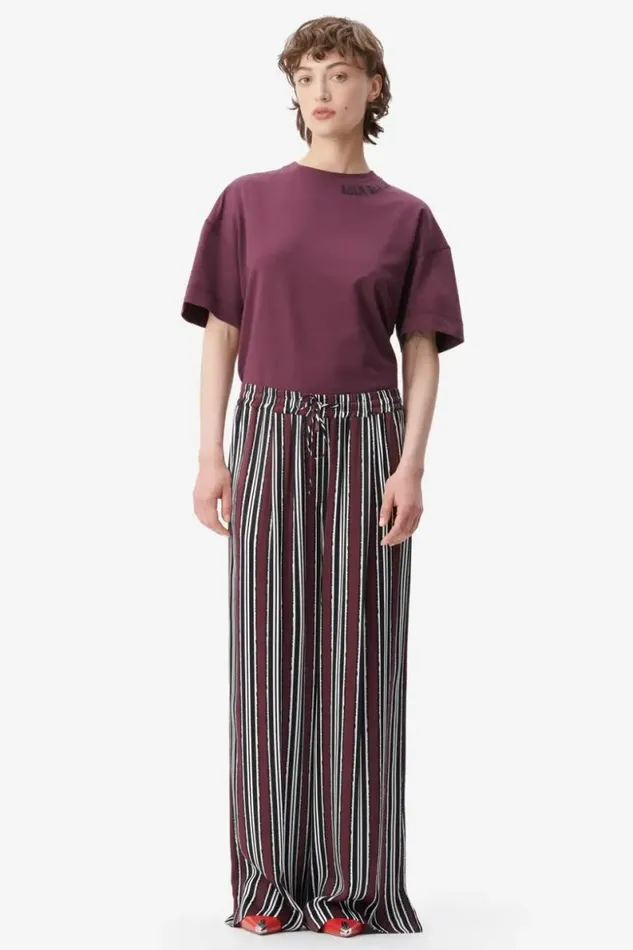 Lala Berlin Pants and Skirts Pants Perlo Viscose Shibori Stripe 8211 Women