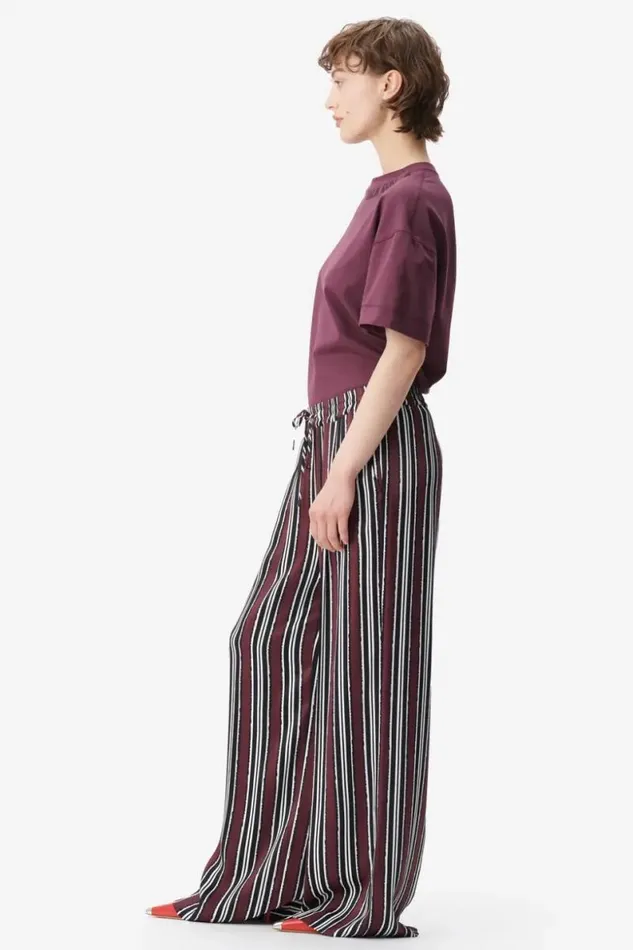Lala Berlin Pants and Skirts Pants Perlo Viscose Shibori Stripe 8211 Women