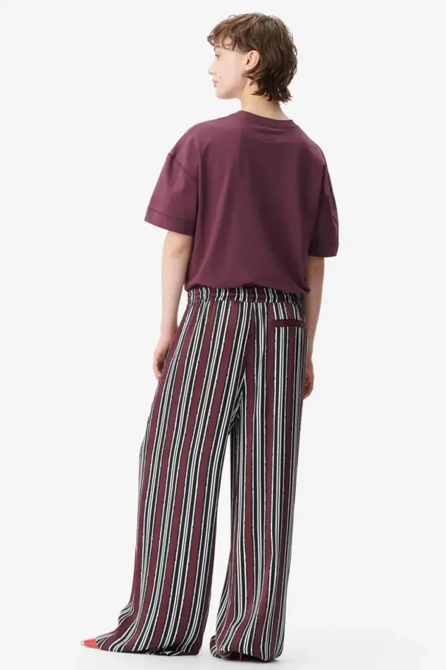 Lala Berlin Pants and Skirts Pants Perlo Viscose Shibori Stripe 8211 Women