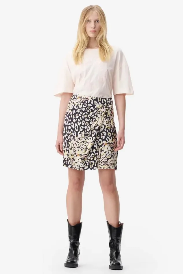 Lala Berlin Pants and Skirts Skirt Saraya Viscose Floral Leo 8211 Women