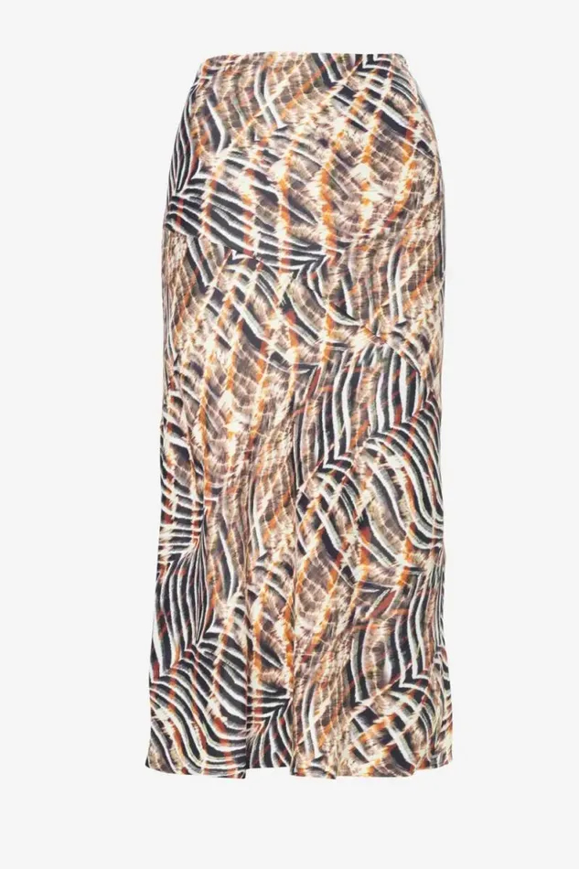 Lala Berlin Pants and Skirts Skirt Sasa Viscose Zebra Shibori 8211 Women