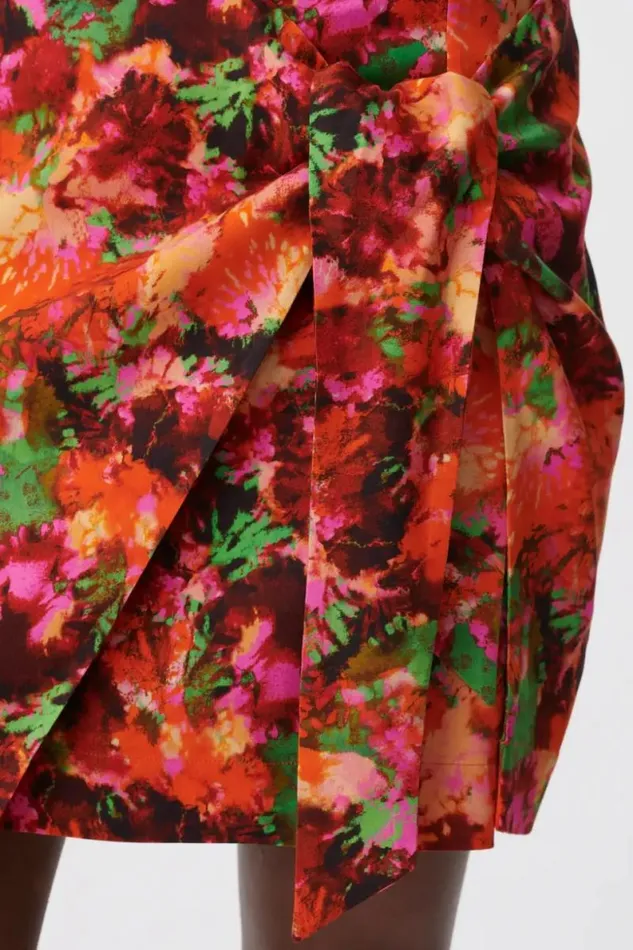 Lala Berlin Pants and Skirts Skirt Solea Viscose Shibori Flower 8211 Women