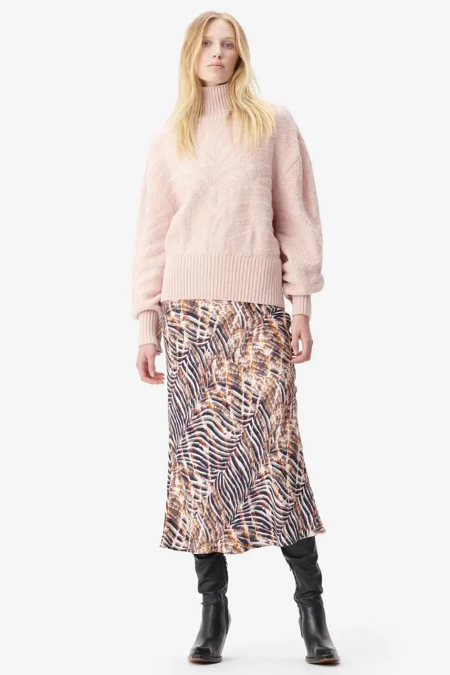 Lala Berlin Pullover Jumper Kaariyna Wool Mouline Rosewater 8211 Women