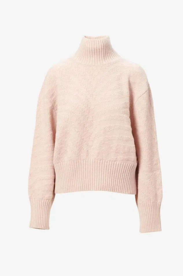 Lala Berlin Pullover Jumper Kaariyna Wool Mouline Rosewater 8211 Women