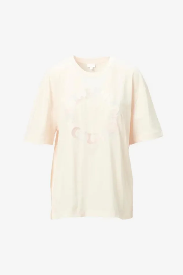 Lala Berlin Shirts and Blouses TShirt Celia Cotton Encourage Rosewater 8211 Women