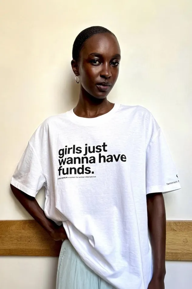 Lala Berlin Shirts and Blouses TShirt Celina Cotton Whitefunds 8211 Women