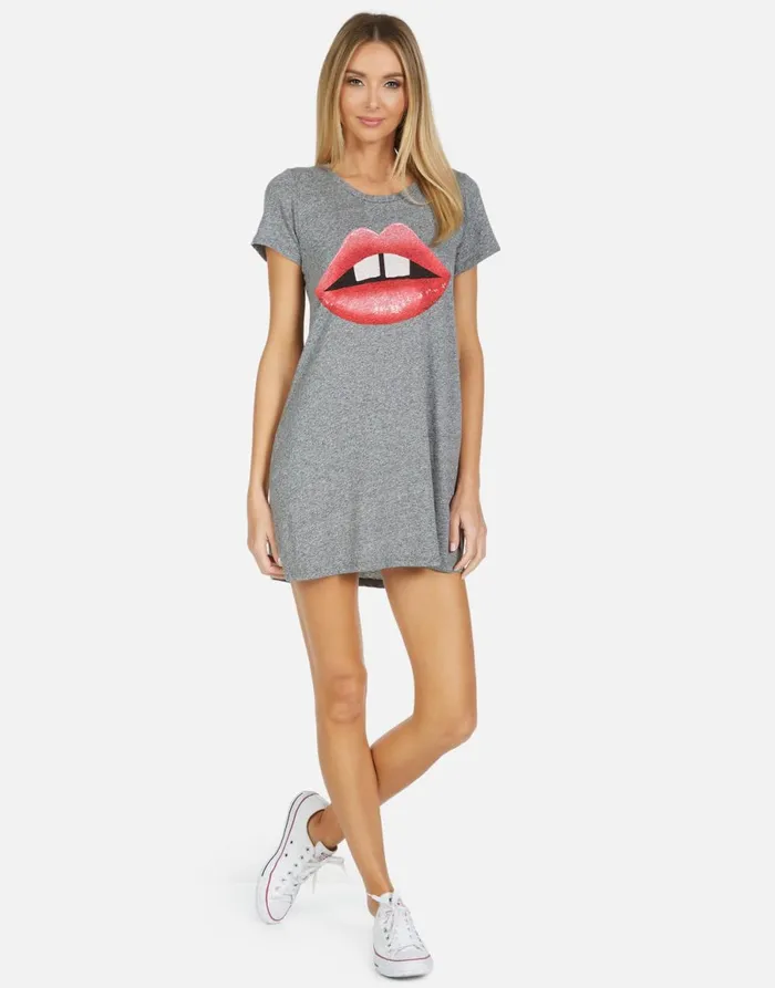 Lana Gap Tooth Heather Grey Women039s Lauren Moshi Dresses