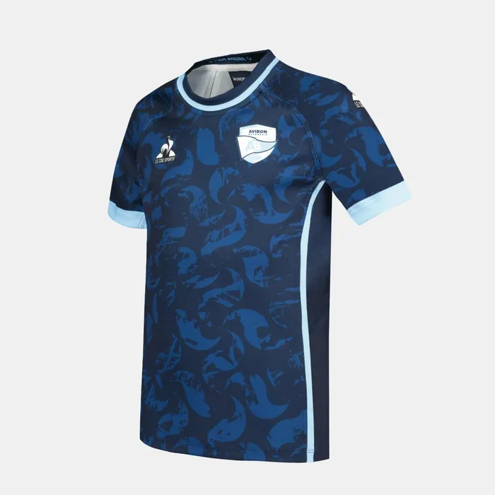 Le Coq Sportif Aviron Bayonnais 8211 Match Outfit TShirt Kids Blue Navy Kids Tshirts Le Coq Sportif Aviron Bayonnais 8211 Match Outfit TShirt Kids Blue Navy Kids Tshirts