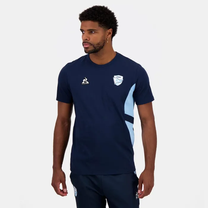 Le Coq Sportif Aviron Bayonnais TShirt Dress Blues Men Tshirts And Tops