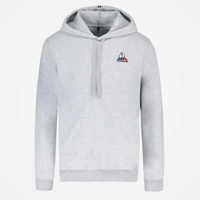 Le Coq Sportif Essentiels Hoodie Gris Chin Clair Men Sweatshirts