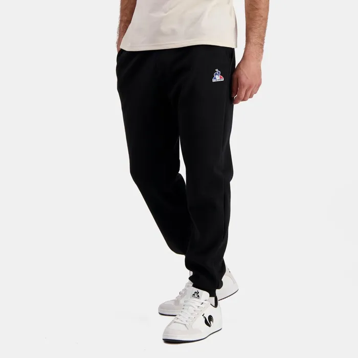 Le Coq Sportif Essentiels Pantalon Loose Noir Homme Black Men Trousers And Joggers