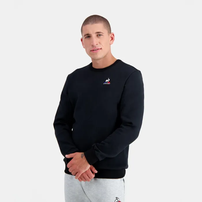 Le Coq Sportif Essentiels RoundNeck Sweatshirtshirt Black Men Sweatshirts