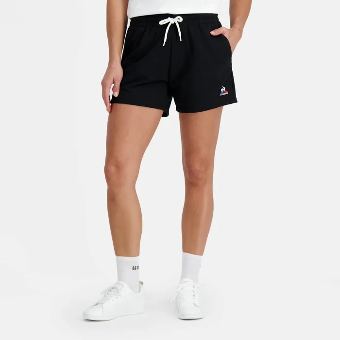 Le Coq Sportif Essentiels Shorts Black Women Trousers Joggers And Shorts