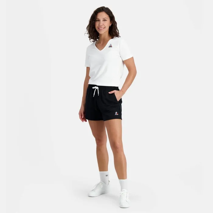 Le Coq Sportif Essentiels Shorts Black Women Trousers Joggers And Shorts