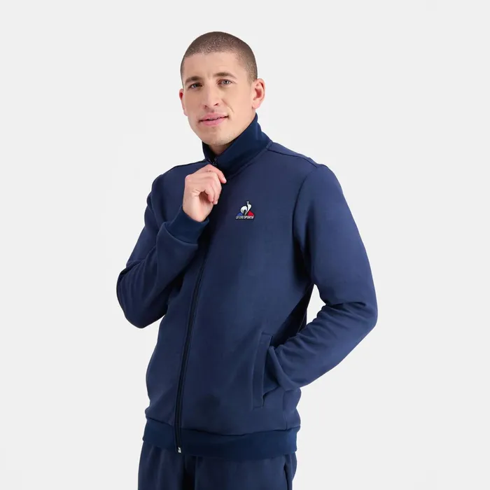 Le Coq Sportif Essentiels ZipUp Sweatshirtshirt Dress Blues Men Sweatshirts