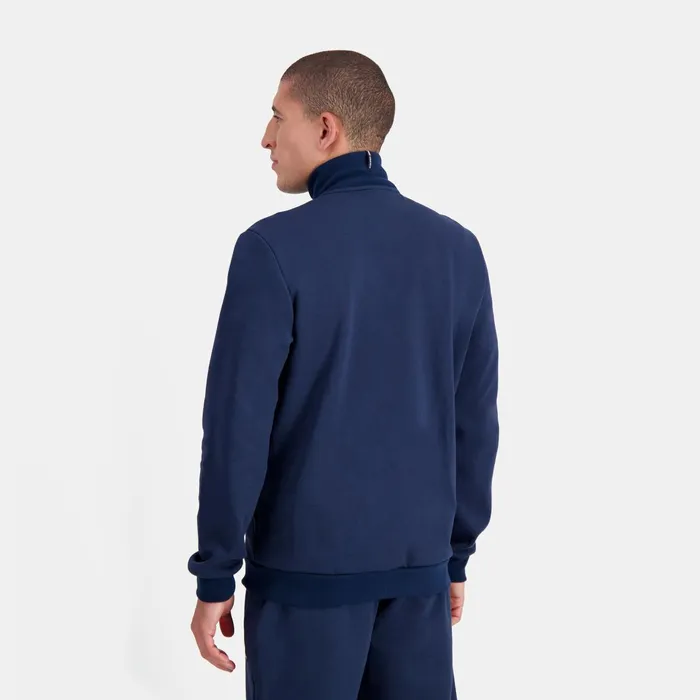 Le Coq Sportif Essentiels ZipUp Sweatshirtshirt Dress Blues Men Sweatshirts