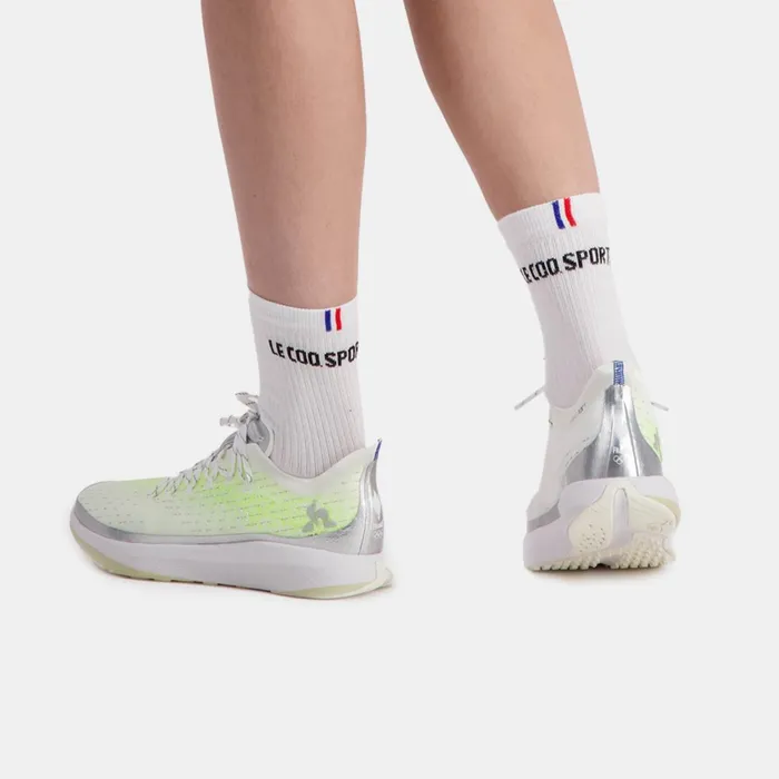 Le Coq Sportif France039s Olympic Team Paris 2024 Equipe De France Performance Shoes Optical White Miror WomenMen Running Le Coq Sportif France039s Olympic Team Paris 2024 Equipe De France Performance Shoes Optical White Miror WomenMen Running