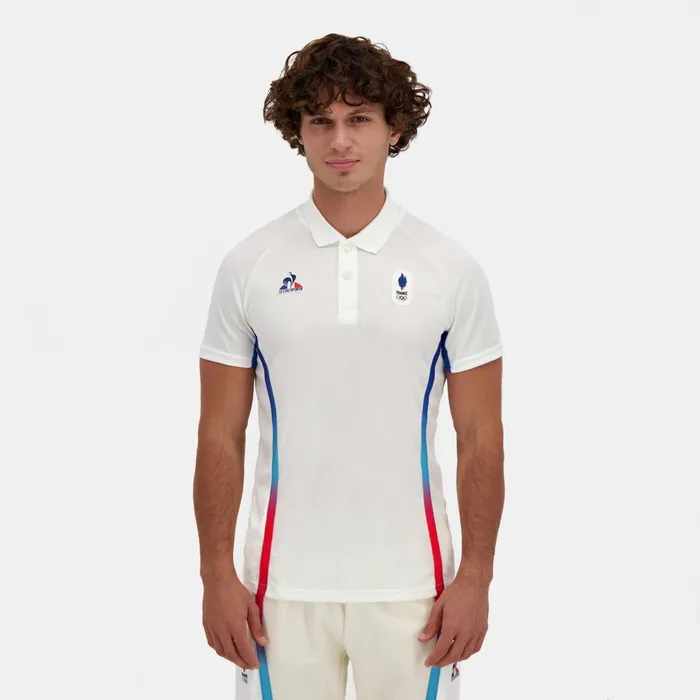 Le Coq Sportif France039s Olympic Team Polo Shirt Men Polos Shirts