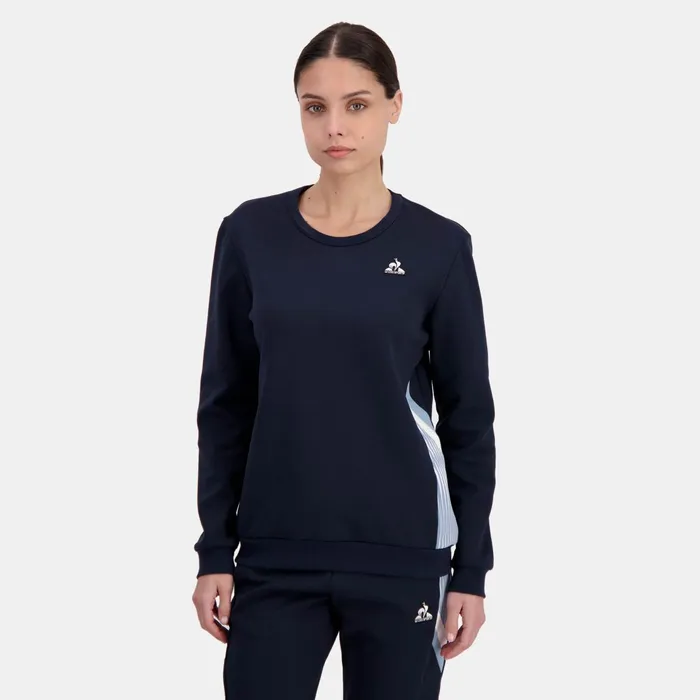 Le Coq Sportif Hritage Sweat Col Rond Femme Women Sweatshirts And Hoodies
