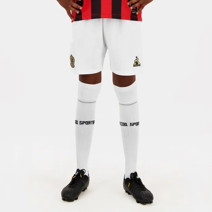 Le Coq Sportif OGC Nice 8211 Match Outfit Shorts Kids New Optical White Kids Shorts